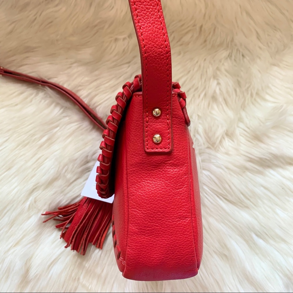 New! JACK ROGERS Ryder Tassel Crossbody Bag - Picture 7 of 14